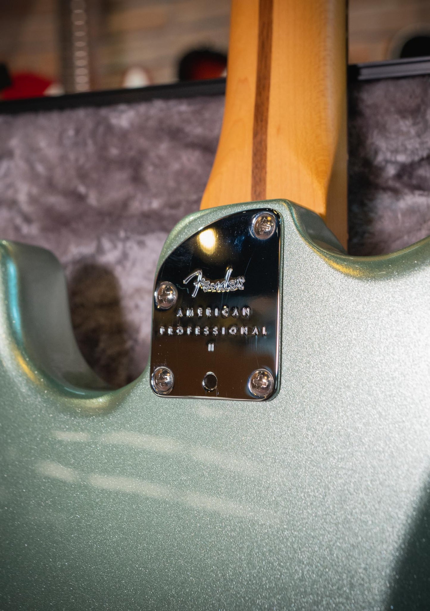 Fender American Professional II Stratocaster®  Mystic Surf Green usada año 2021 (incluye hardcase) - Guitarra eléctrica