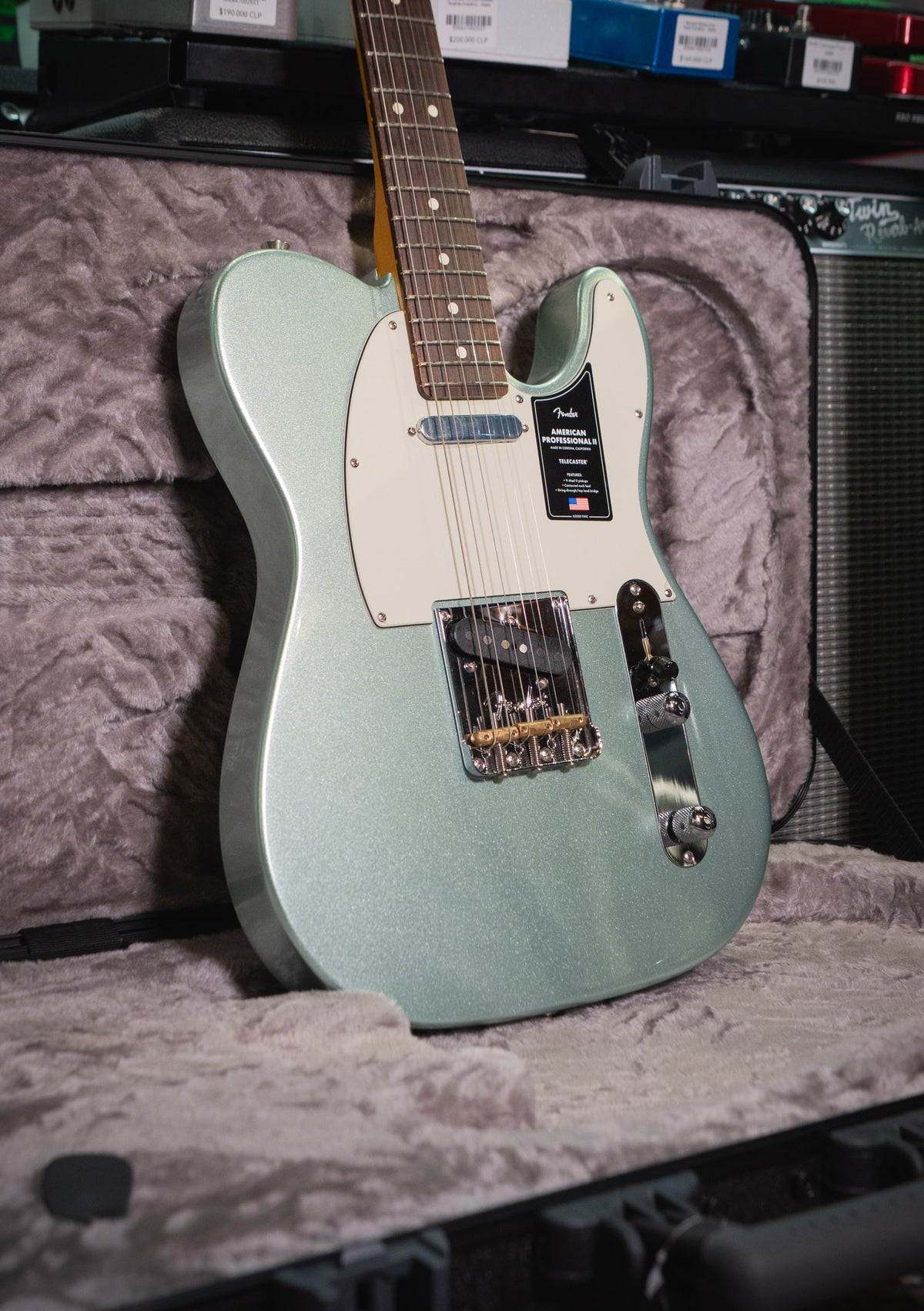 Fender American Professional II Telecaster Mystic Surf Green - Guitarra eléctrica