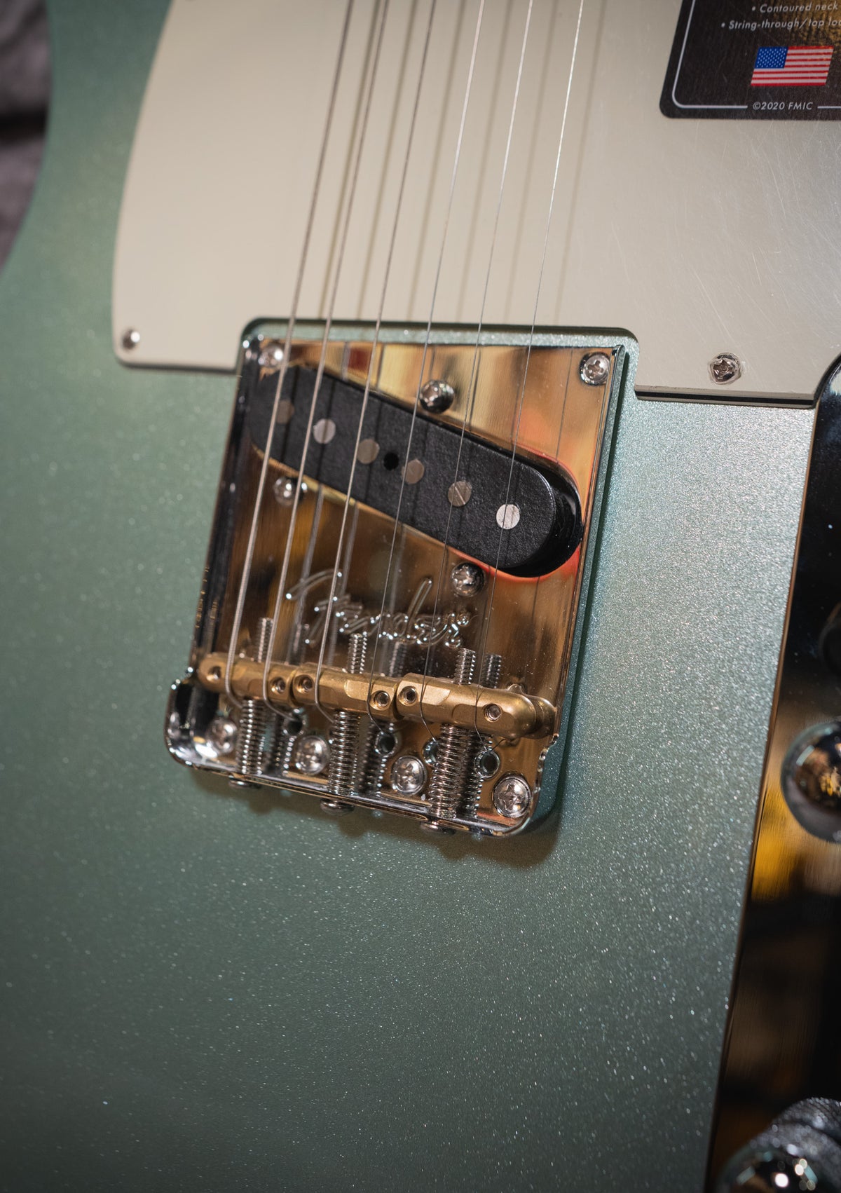Fender American Professional II Telecaster Mystic Surf Green - Guitarra eléctrica