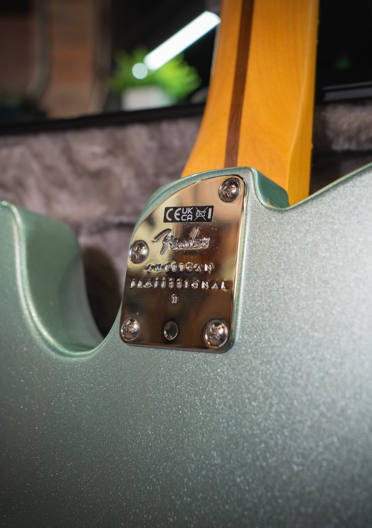 Fender American Professional II Telecaster Mystic Surf Green - Guitarra eléctrica