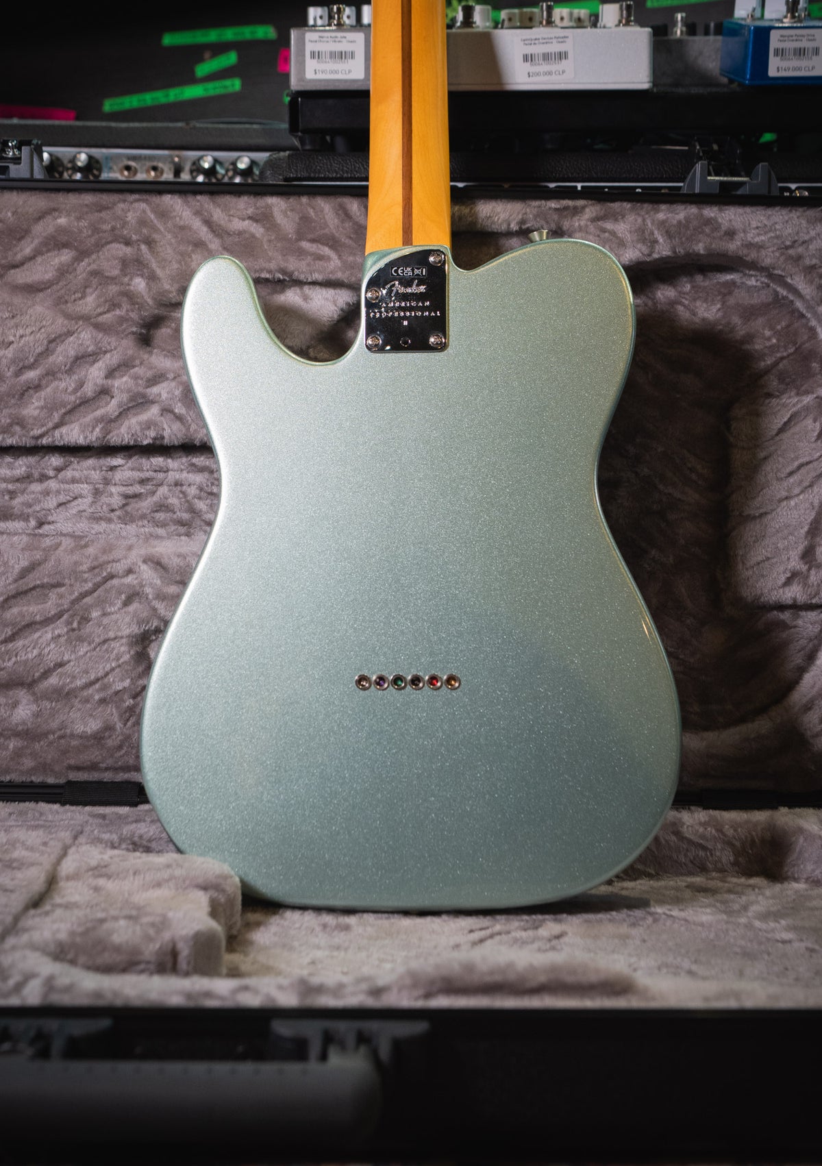 Fender American Professional II Telecaster Mystic Surf Green - Guitarra eléctrica