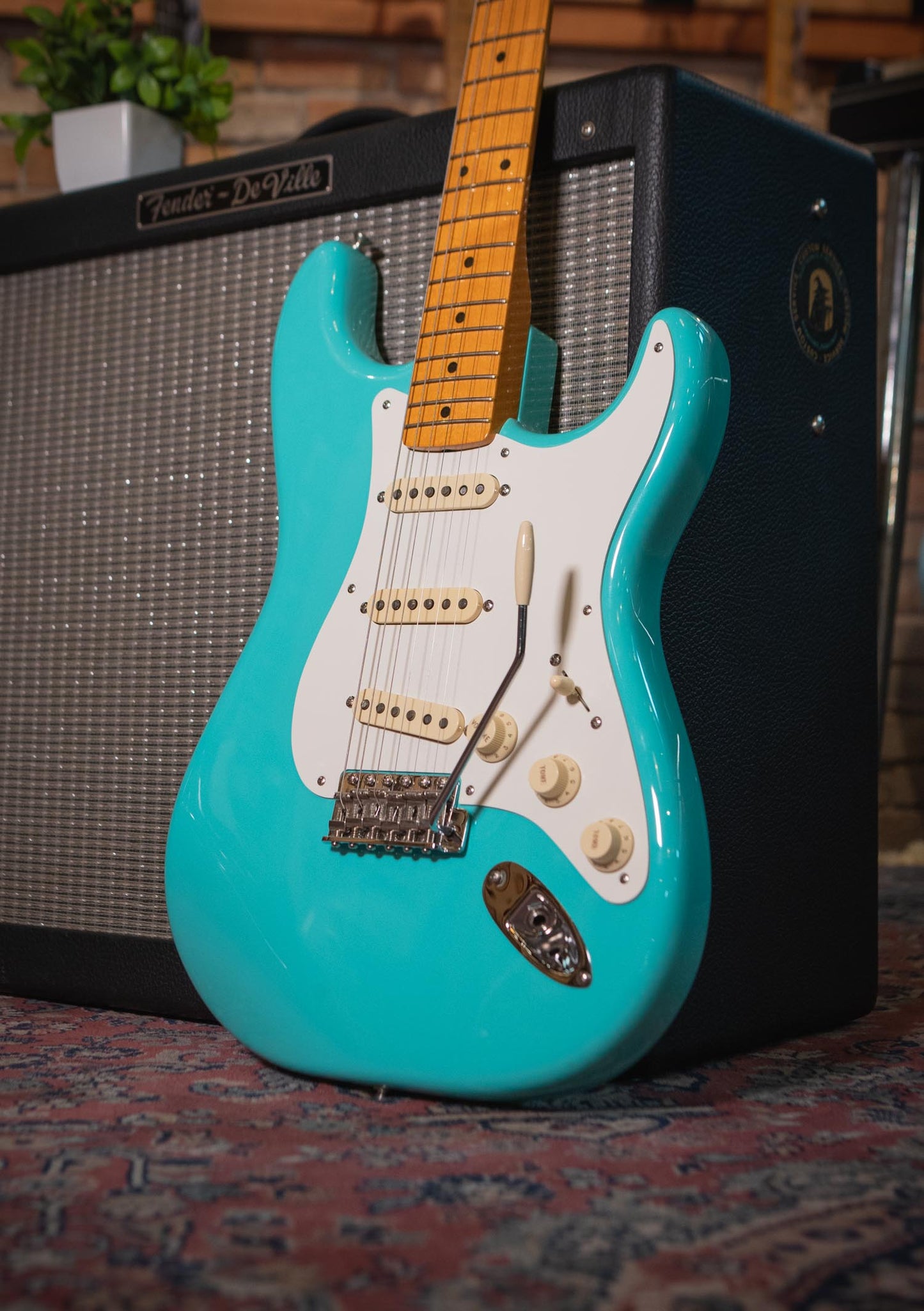 Fender American Vintage II 1957 Stratocaster Sea Foam Green año 2024 semi nueva - Guitarra eléctrica