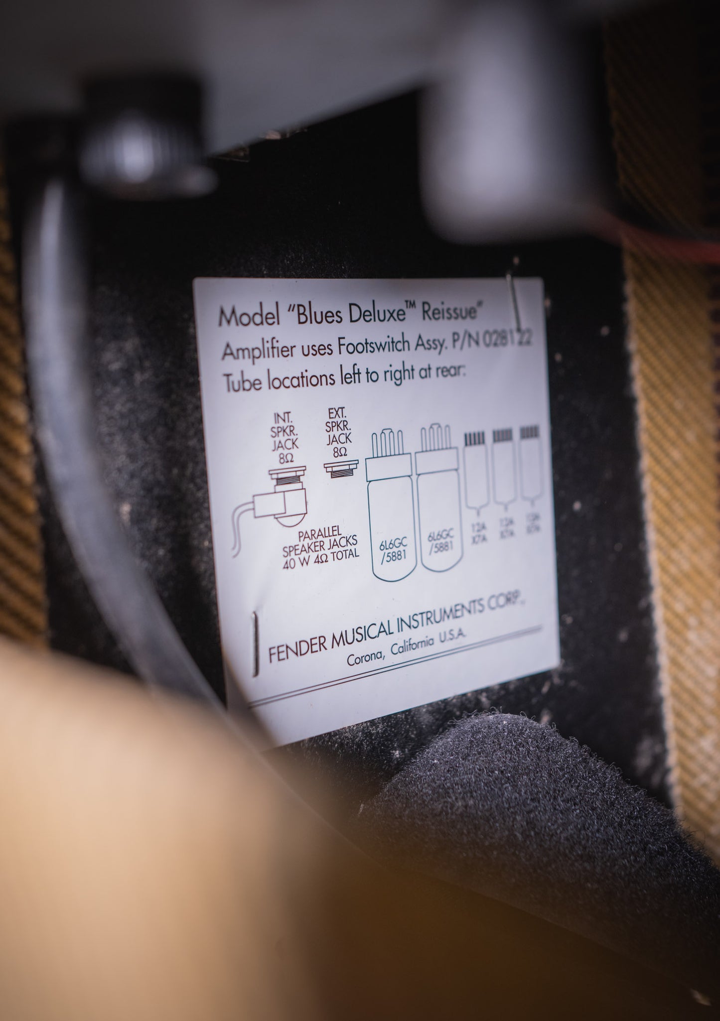 Fender Blues Deluxe Reissue Tweed usado año 2014 (incluye funda) - Amplificador de guitarra