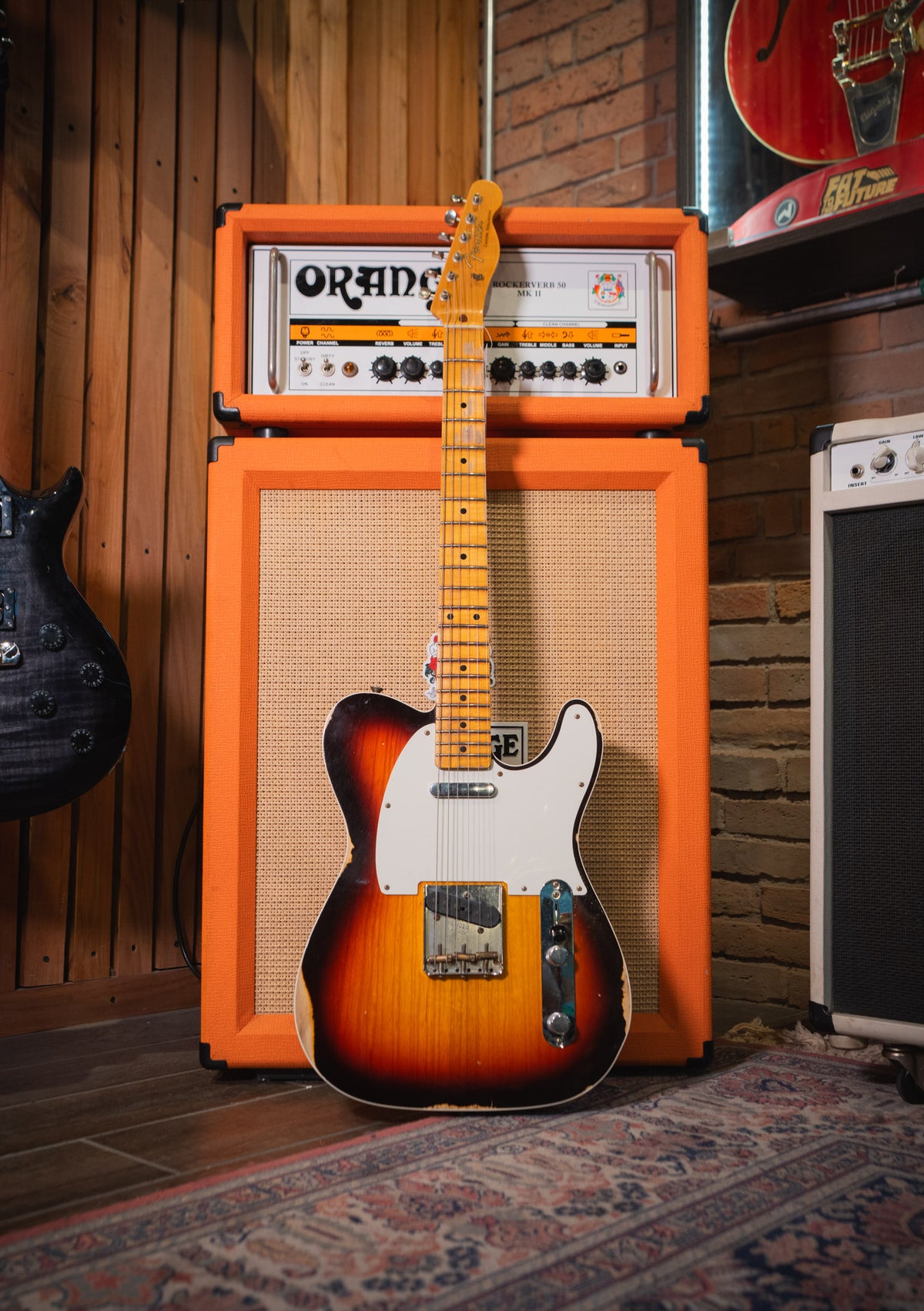 Fender  Custom Shop 59 Telecaster Custom Relic MN - Wide-Fade Chocolate 3TS usada año 2022 (incluye funda) - Guitarra eléctrica
