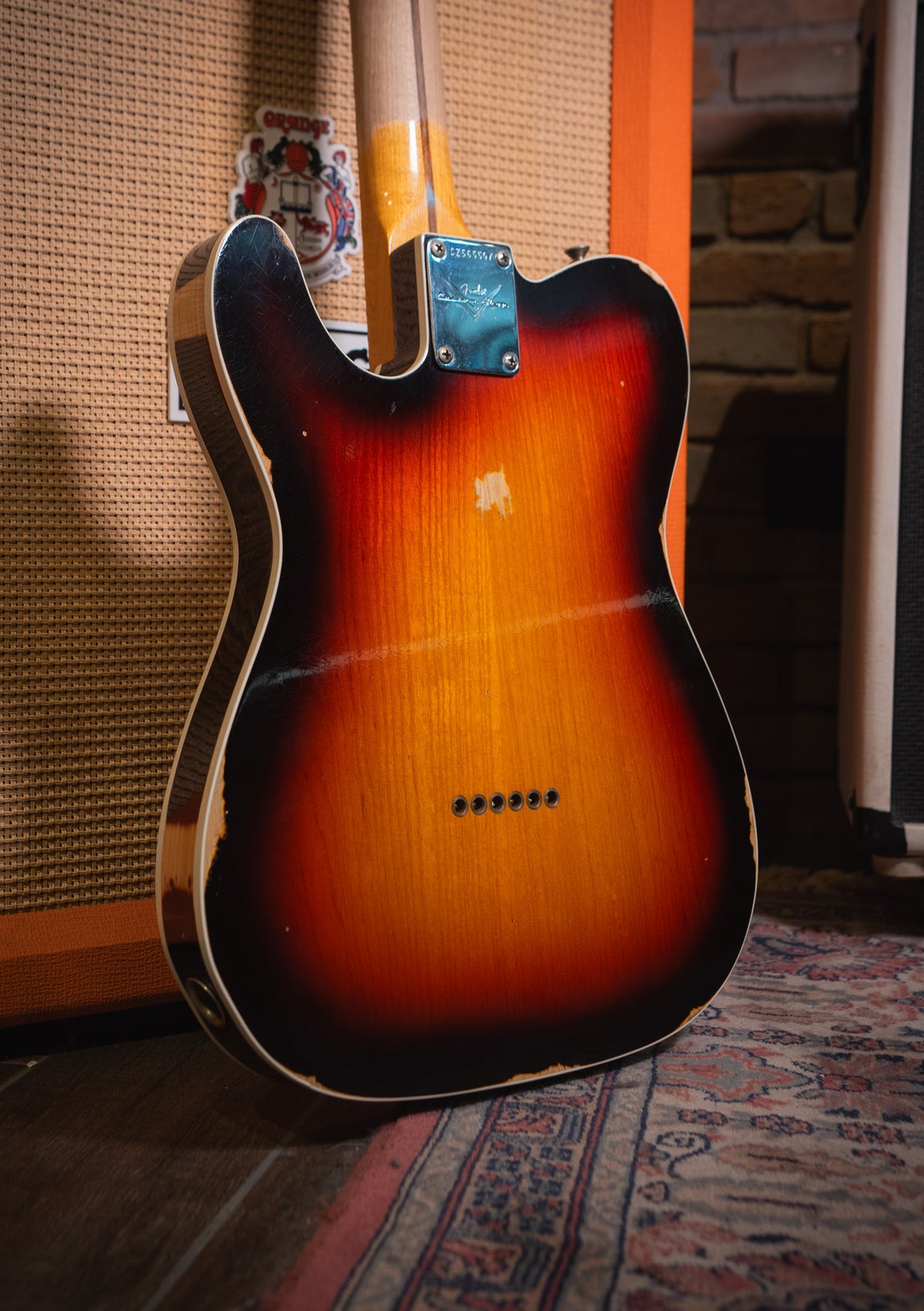 Fender  Custom Shop 59 Telecaster Custom Relic MN - Wide-Fade Chocolate 3TS usada año 2022 (incluye funda) - Guitarra eléctrica