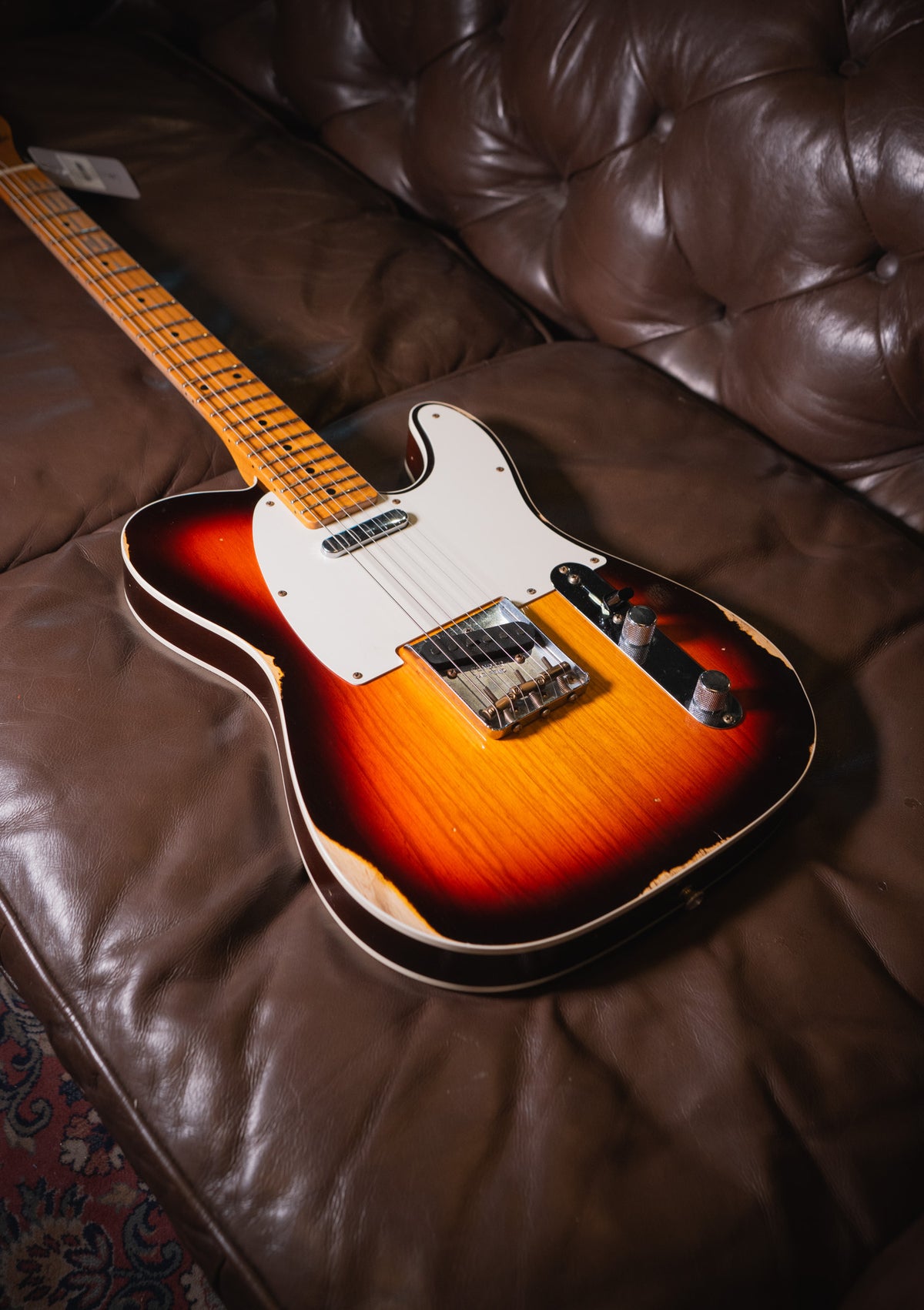 Fender  Custom Shop 59 Telecaster Custom Relic MN - Wide-Fade Chocolate 3TS usada año 2022 (incluye funda) - Guitarra eléctrica
