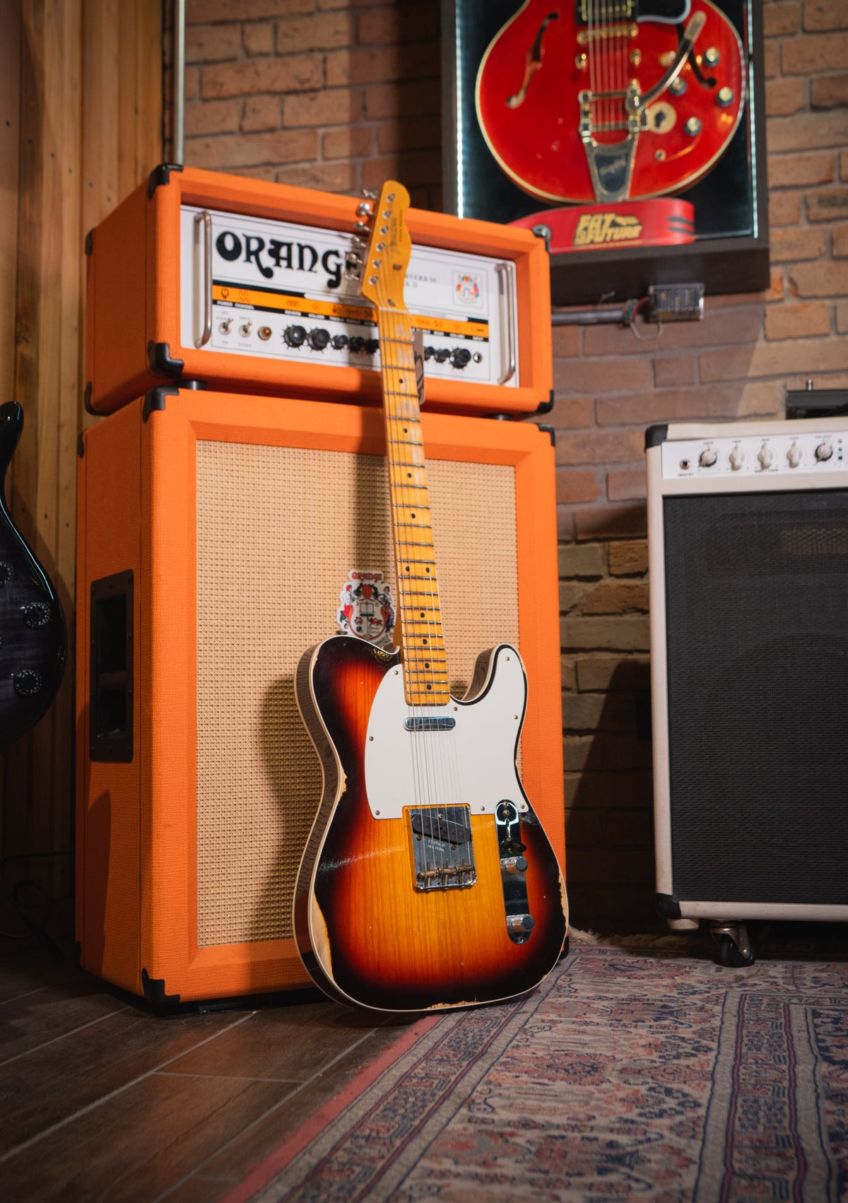 Fender  Custom Shop 59 Telecaster Custom Relic MN - Wide-Fade Chocolate 3TS usada año 2022 (incluye funda) - Guitarra eléctrica