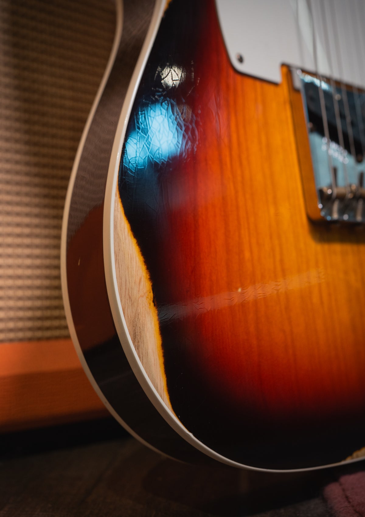Fender  Custom Shop 59 Telecaster Custom Relic MN - Wide-Fade Chocolate 3TS usada año 2022 (incluye funda) - Guitarra eléctrica