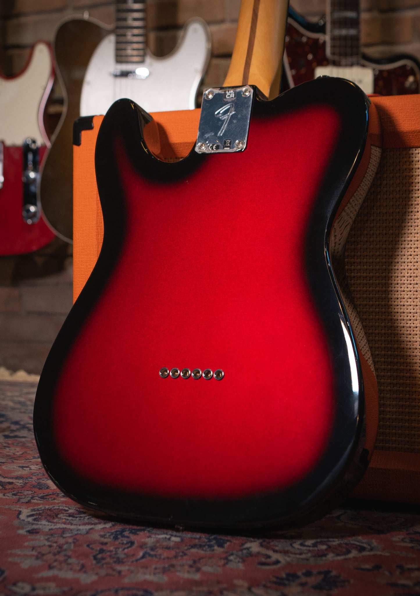 Fender Gold Foil Telecaster® Candy Apple Burst usada año 2022 (incluye hardcase) - Guitarra eléctrica