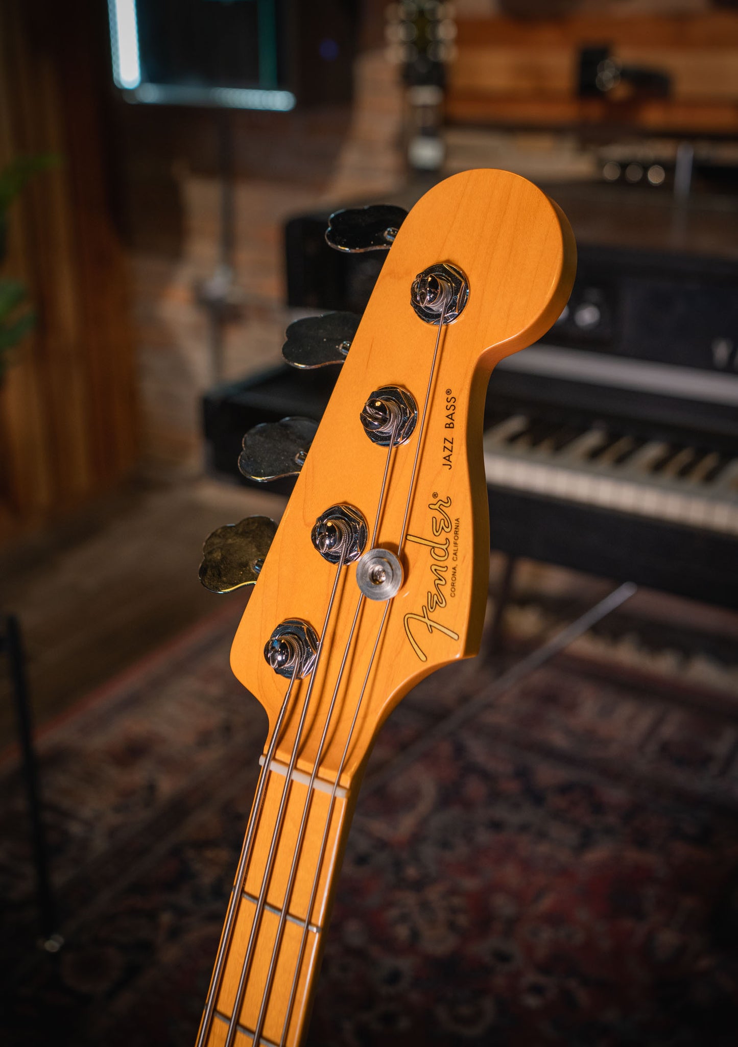 Fender American Professional II Jazz Bass Mystic Surf Green usado año 2022  - Bajo eléctrico