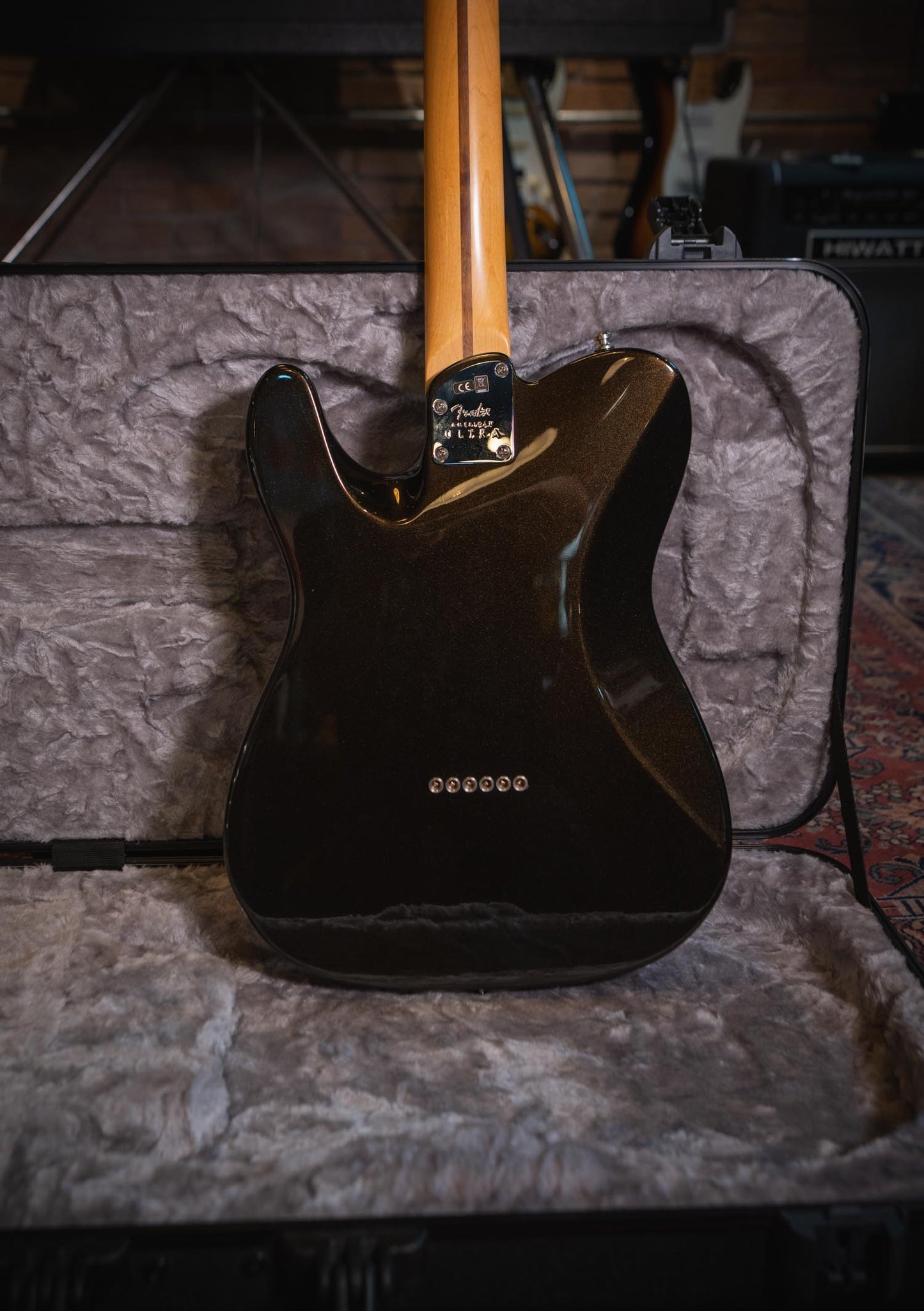 Fender American Ultra Telecaster® Texas Tea usada año 2021  - Guitarra eléctrica