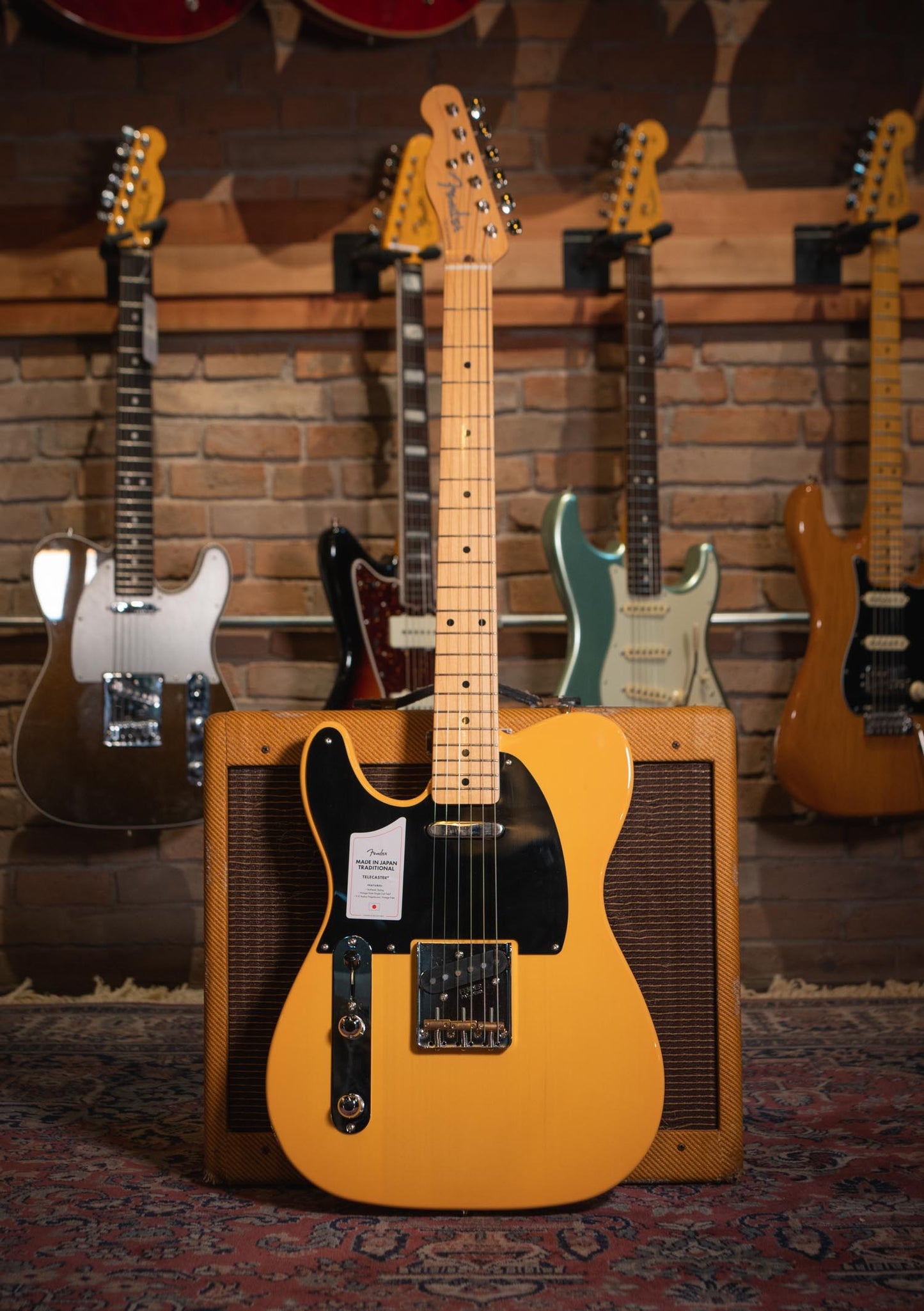 Fender Traditional 50s Telecaster® zurdo Butterscotch Blonde open box año 2024 (incluye hardcase) - Guitarra eléctrica