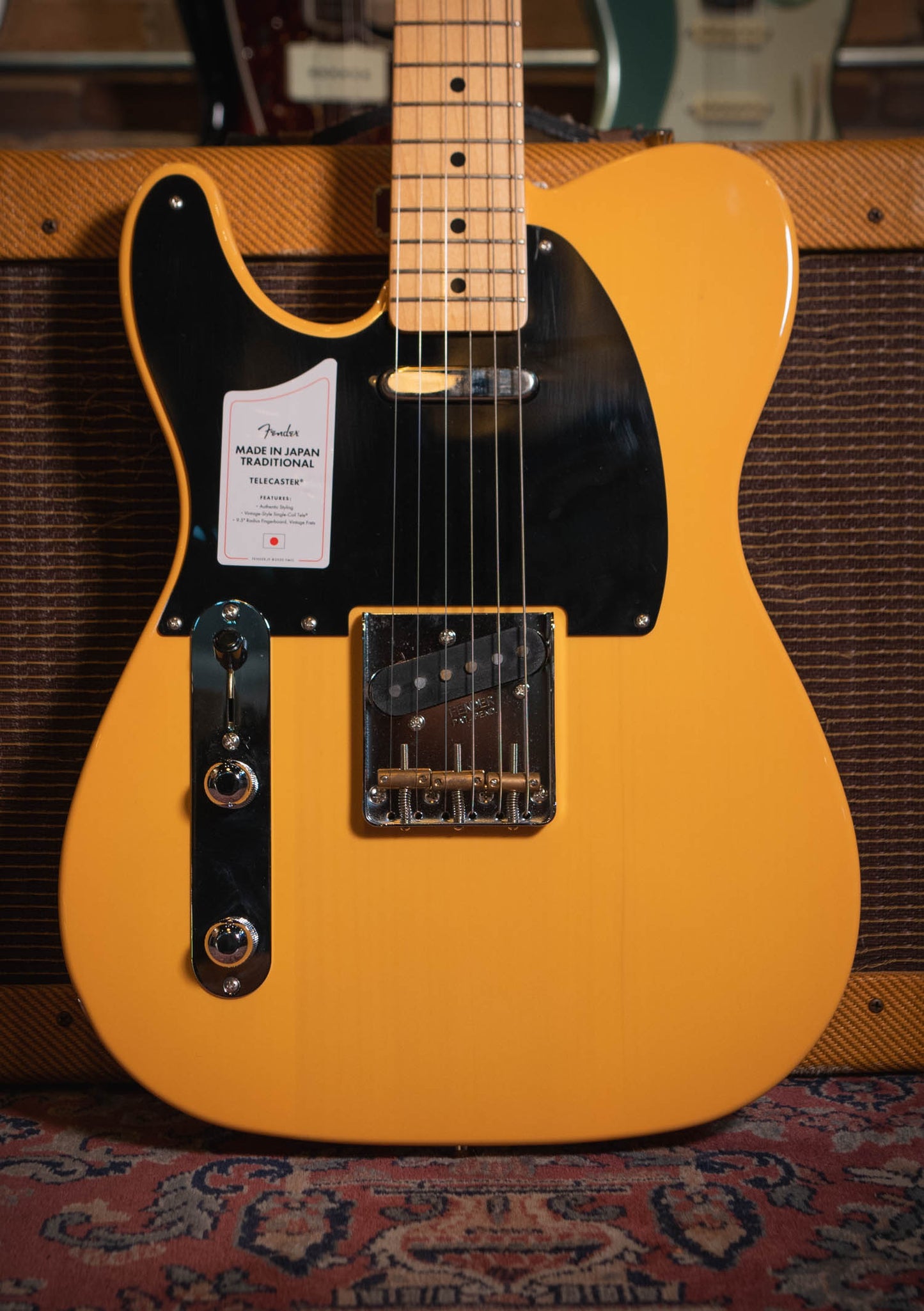 Fender Traditional 50s Telecaster® zurdo Butterscotch Blonde open box año 2024 (incluye hardcase) - Guitarra eléctrica