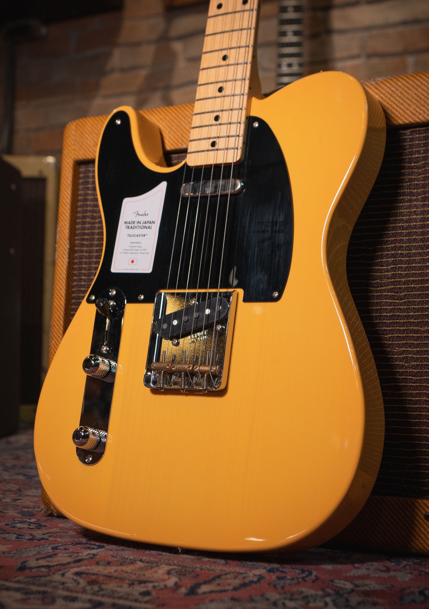 Fender Traditional 50s Telecaster® zurdo Butterscotch Blonde open box año 2024 (incluye hardcase) - Guitarra eléctrica