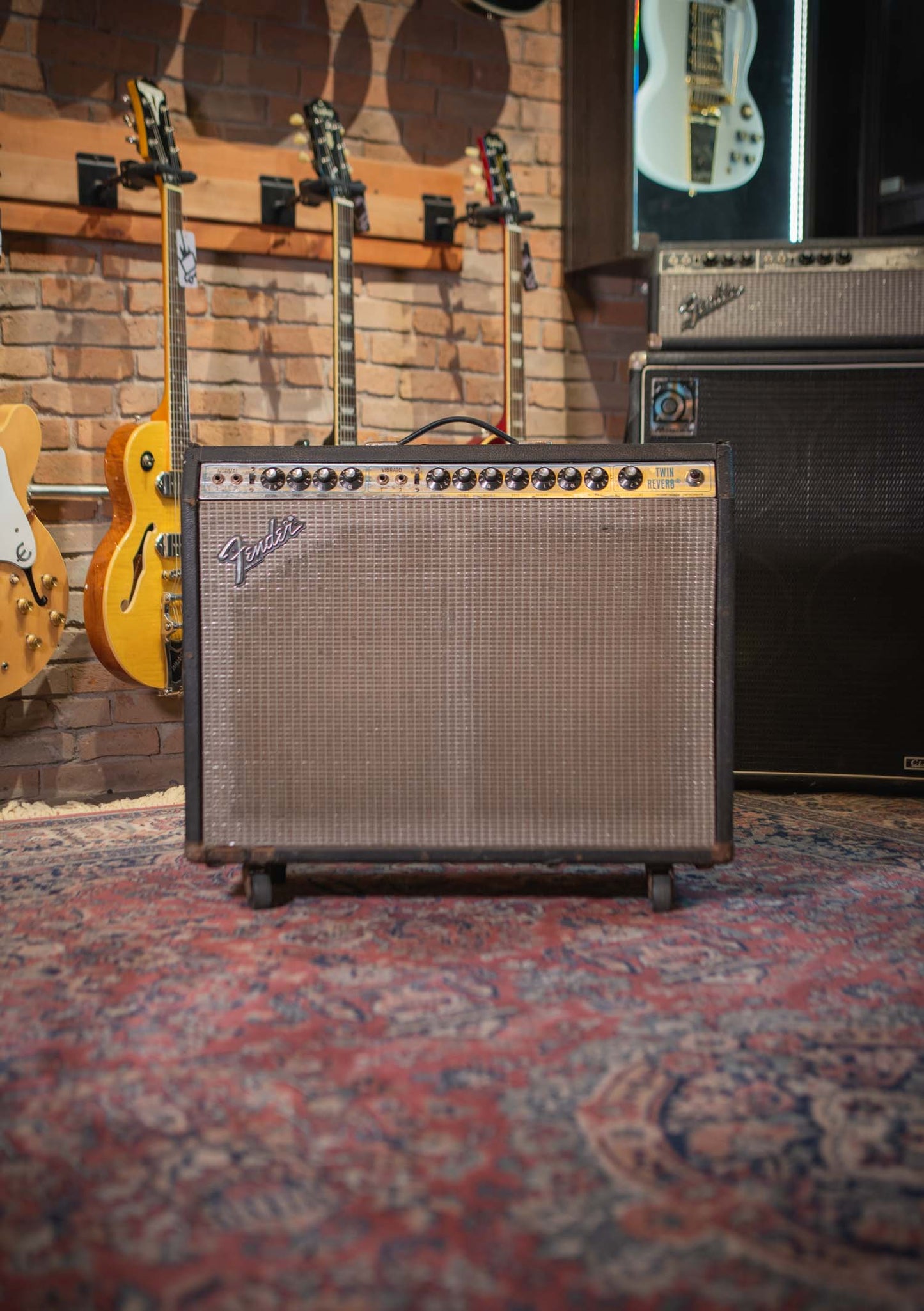 Fender Twin Reverb Silverface 70s usado - Amplificador de guitarra electrica