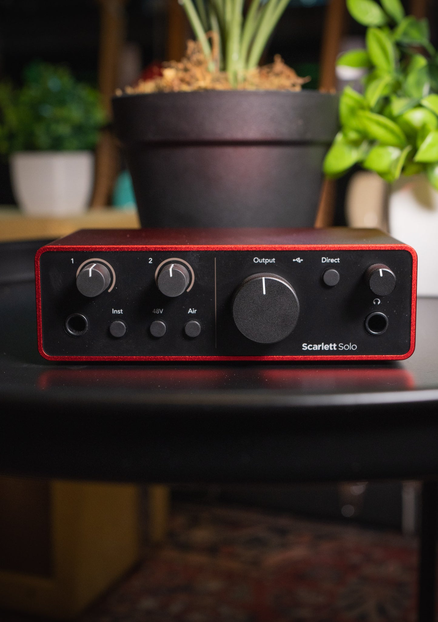 Focusrite Scarlett Solo 4th generación Roja demo model - Interfaz de audio