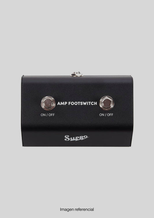Footswitch Supro SFS2 Doble Boton para Amplificador