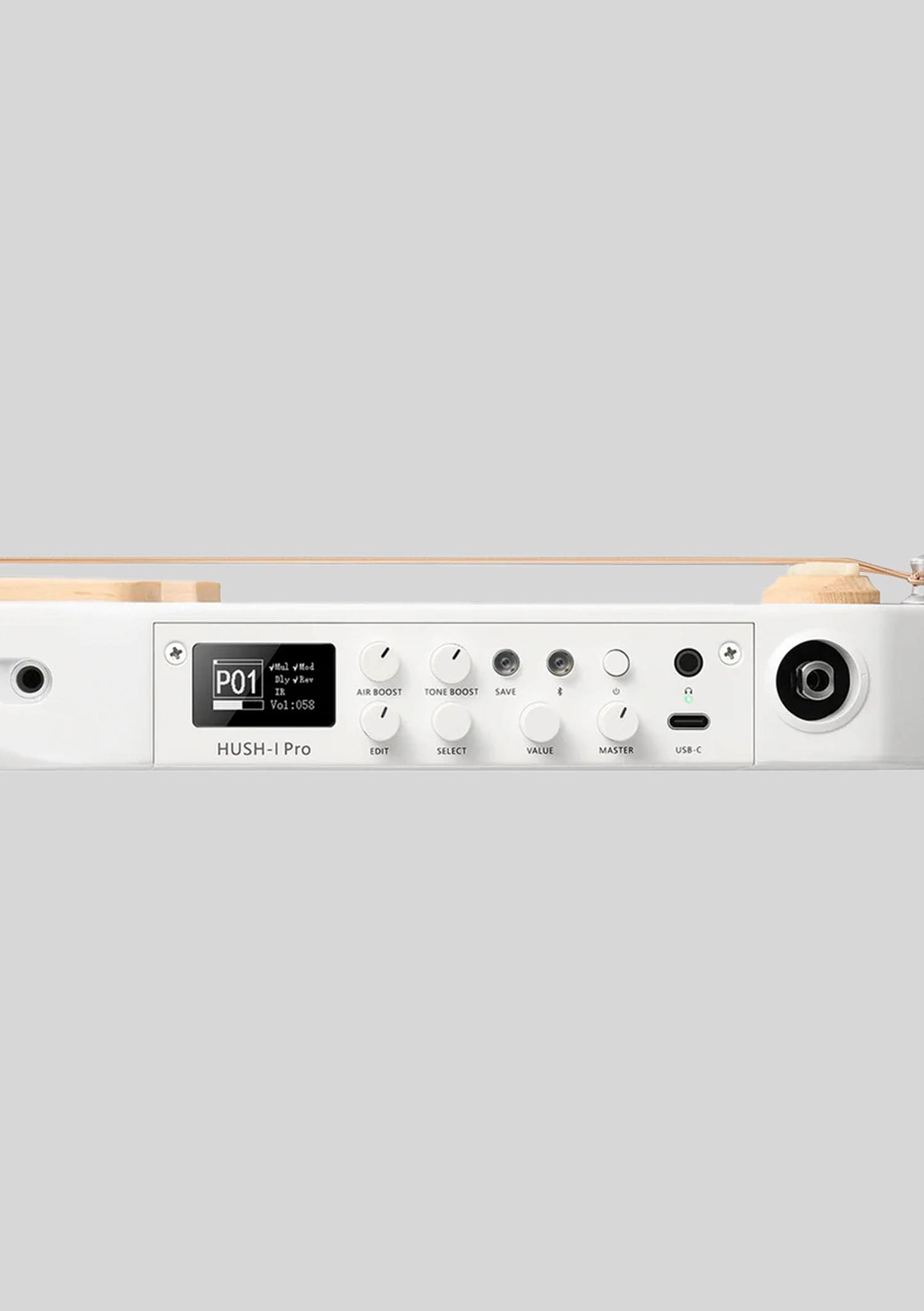 Donner HUSH-I Pro color blanco - Guitarra electroacústica