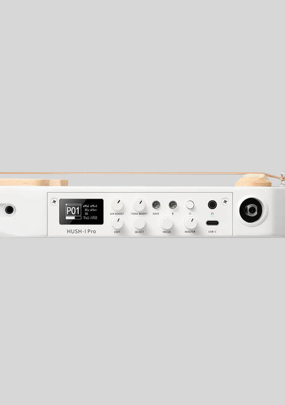 Donner HUSH-I Pro color blanco - Guitarra electroacústica