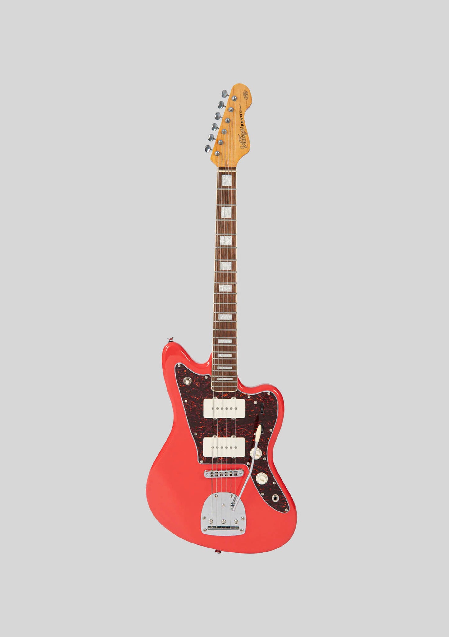 Vintage Revo Series Surfmaster 90 - Firenza Red - Guitarra eléctrica