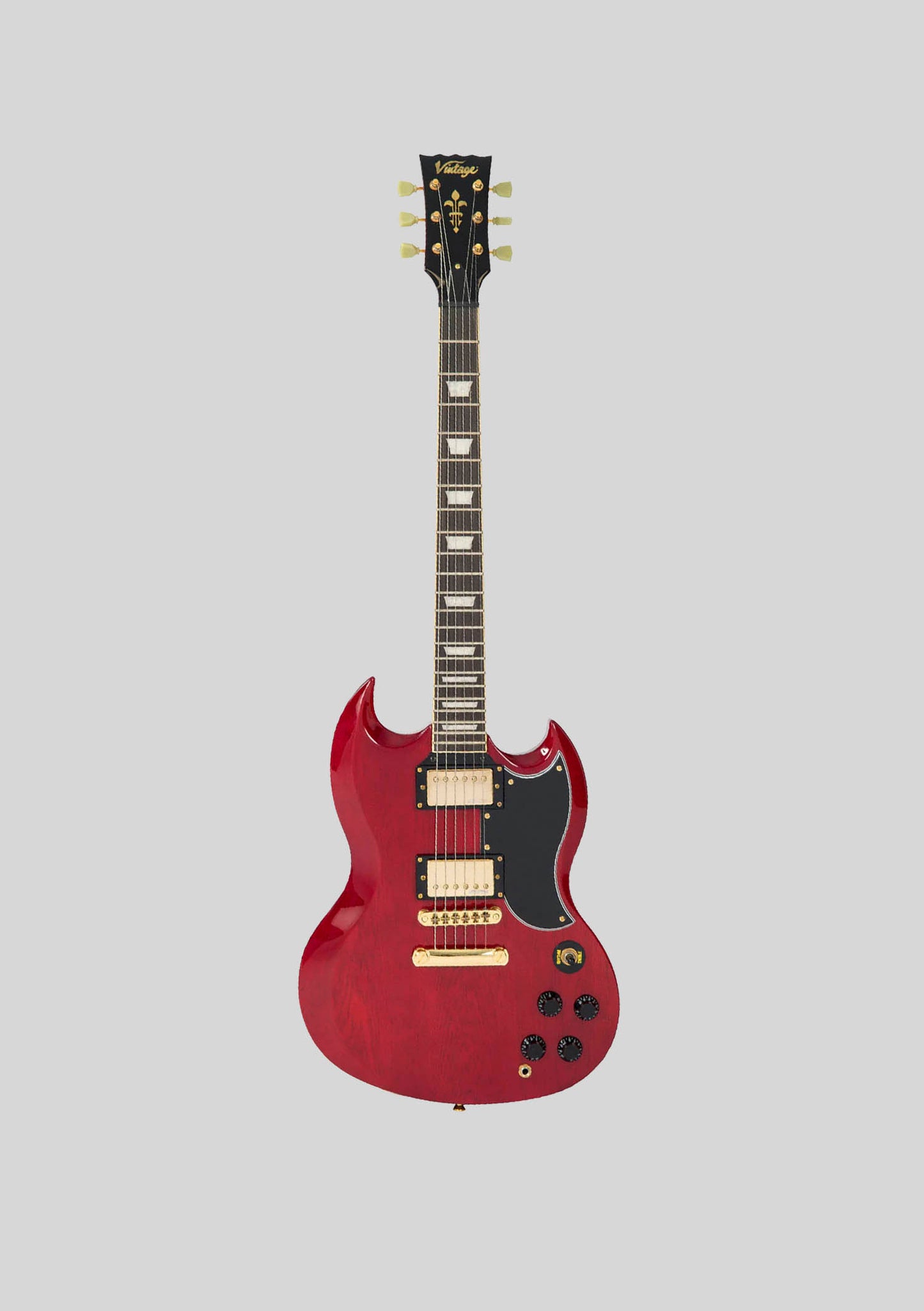 Vintage VS6-H/Ware - Cherry - Guitarra eléctrica