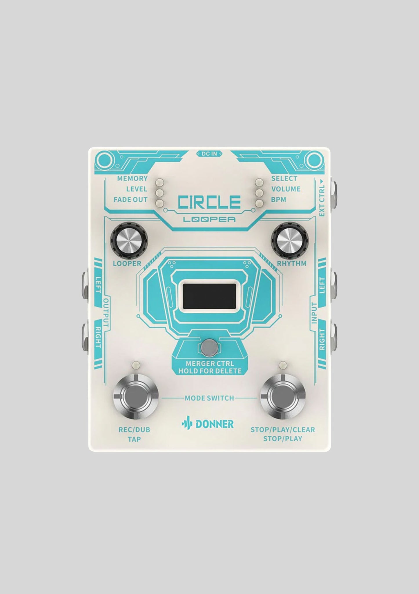 Pedal Donner circle looper Effect pedal