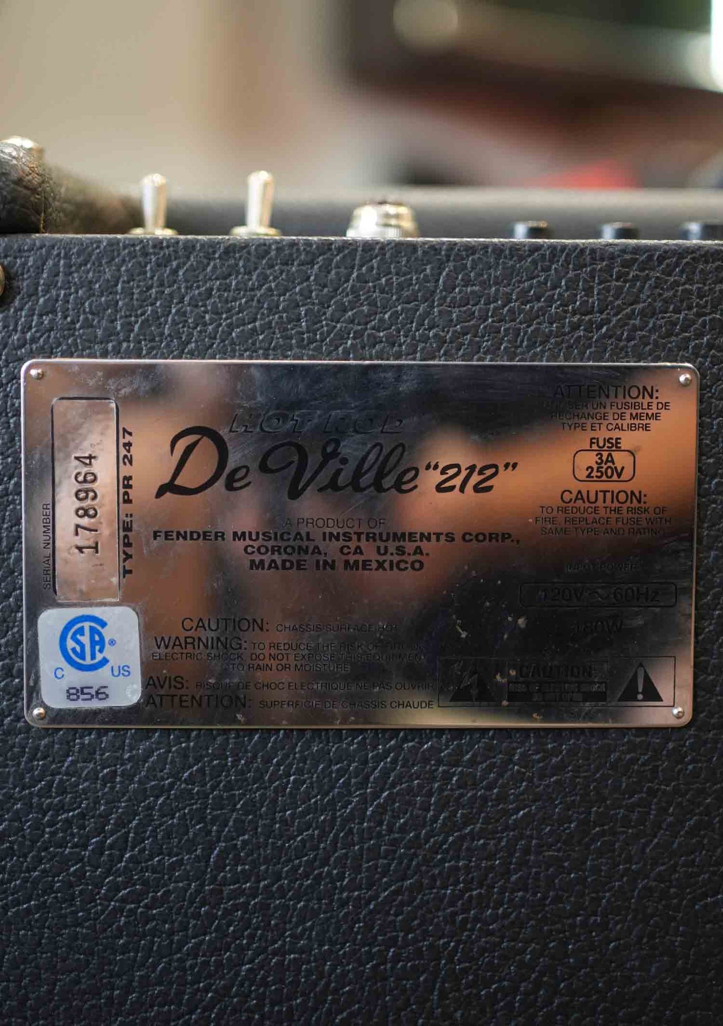 Fender Hot Rod Deville 212 made in mexico usado - Amplificador de guitarra