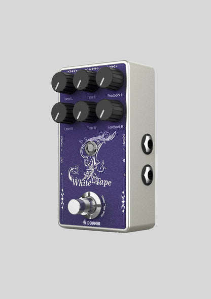 Pedal de FX Delay Donner'White Tape'
