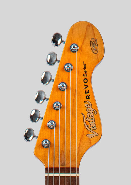 Vintage Revo Series Colt SS Twin- Ventura Green - Guitarra eléctrica
