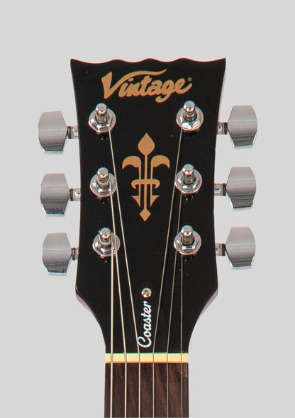Vintage V10 Coaster Series - Wine Red - Guitarra eléctrica