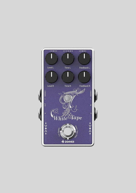 Pedal de FX Delay Donner'White Tape'