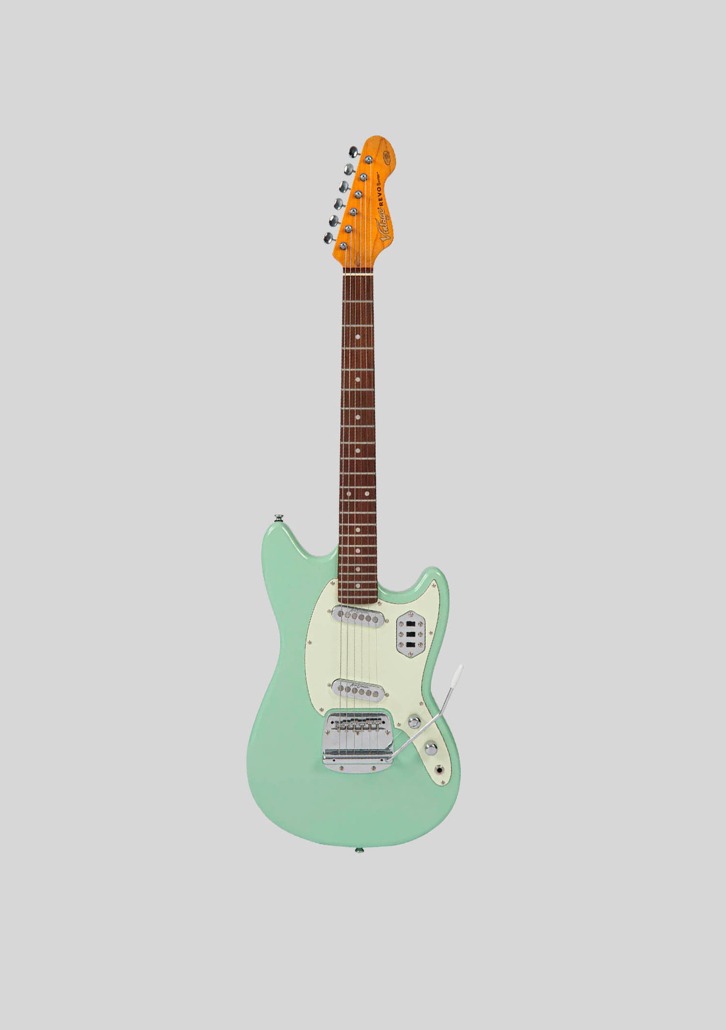 Vintage Revo Series Colt SS Twin- Ventura Green - Guitarra eléctrica