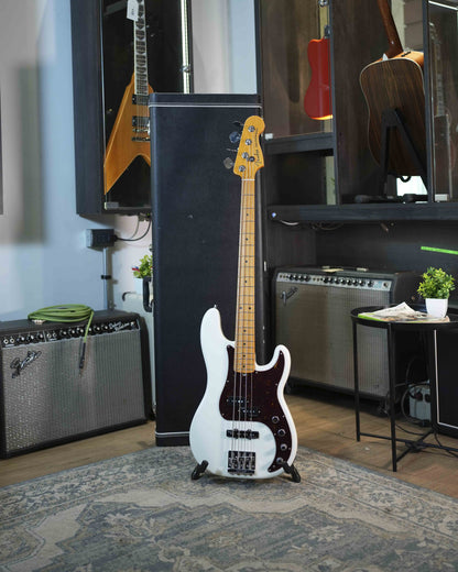 Fender American Ultra Precision Bass Artic Pearl usado año 2022 Mint - Bajo eléctrico
