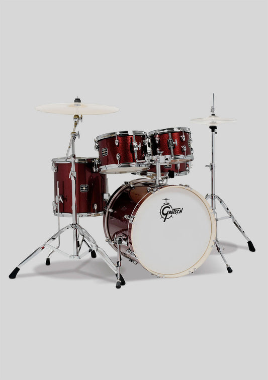 Gretsch energy 10,12,14,20,14x5,5 ruby sparkle - Batería acústica