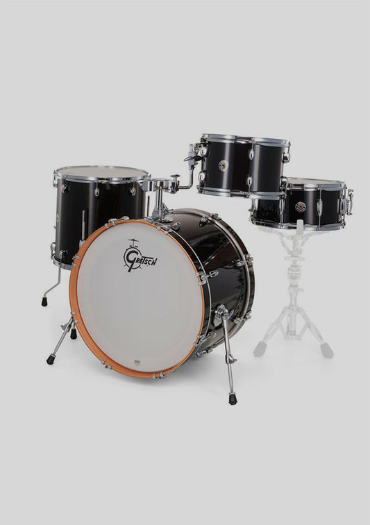 Gretsch catalina 22,12,16,14x6,5 piano black - Batería acústica