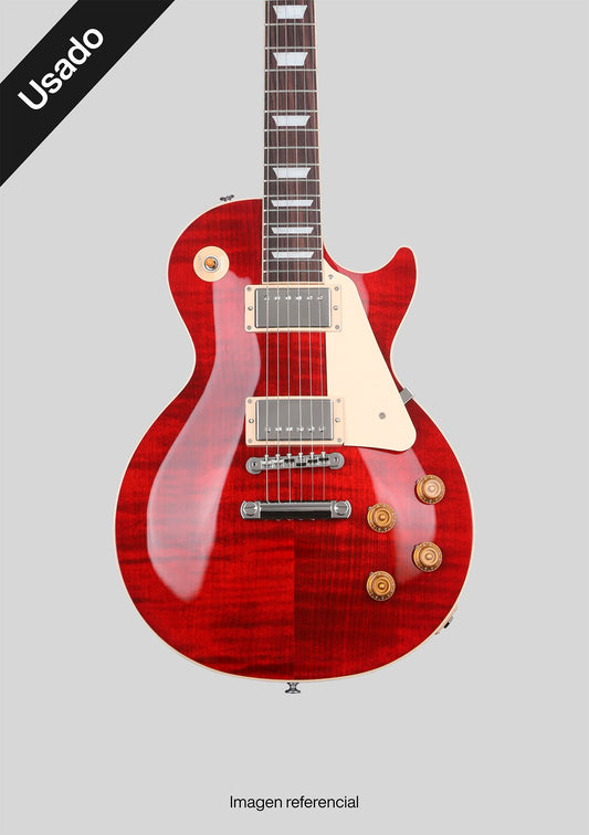 Gibson Les Paul Standard '50s Figured Top '60s Cherry usada año 2024- Guitarra eléctrica