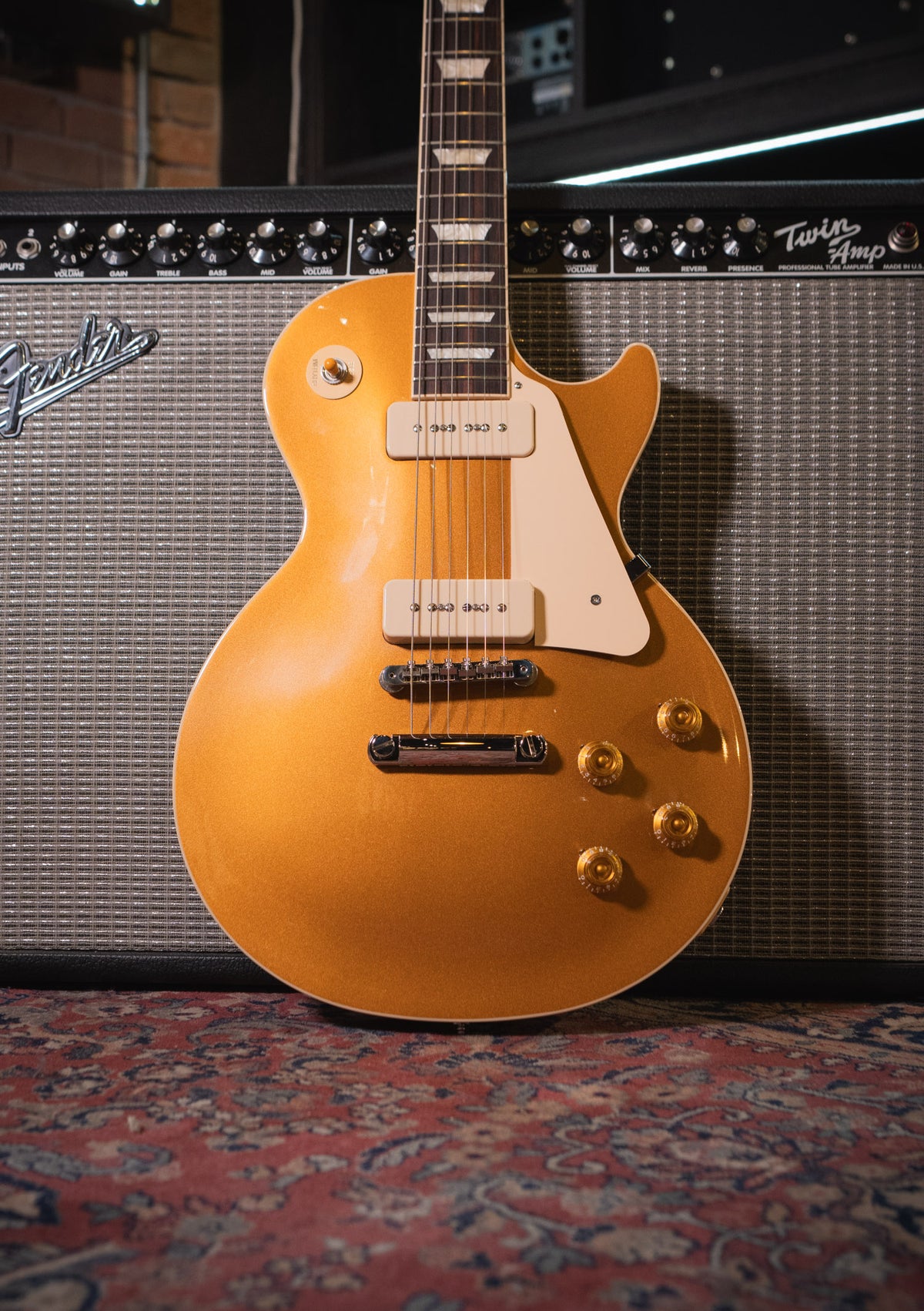 Gibson Les Paul Standard 50s Goldtop P90 usada año 2019 - Guitarra eléctrica