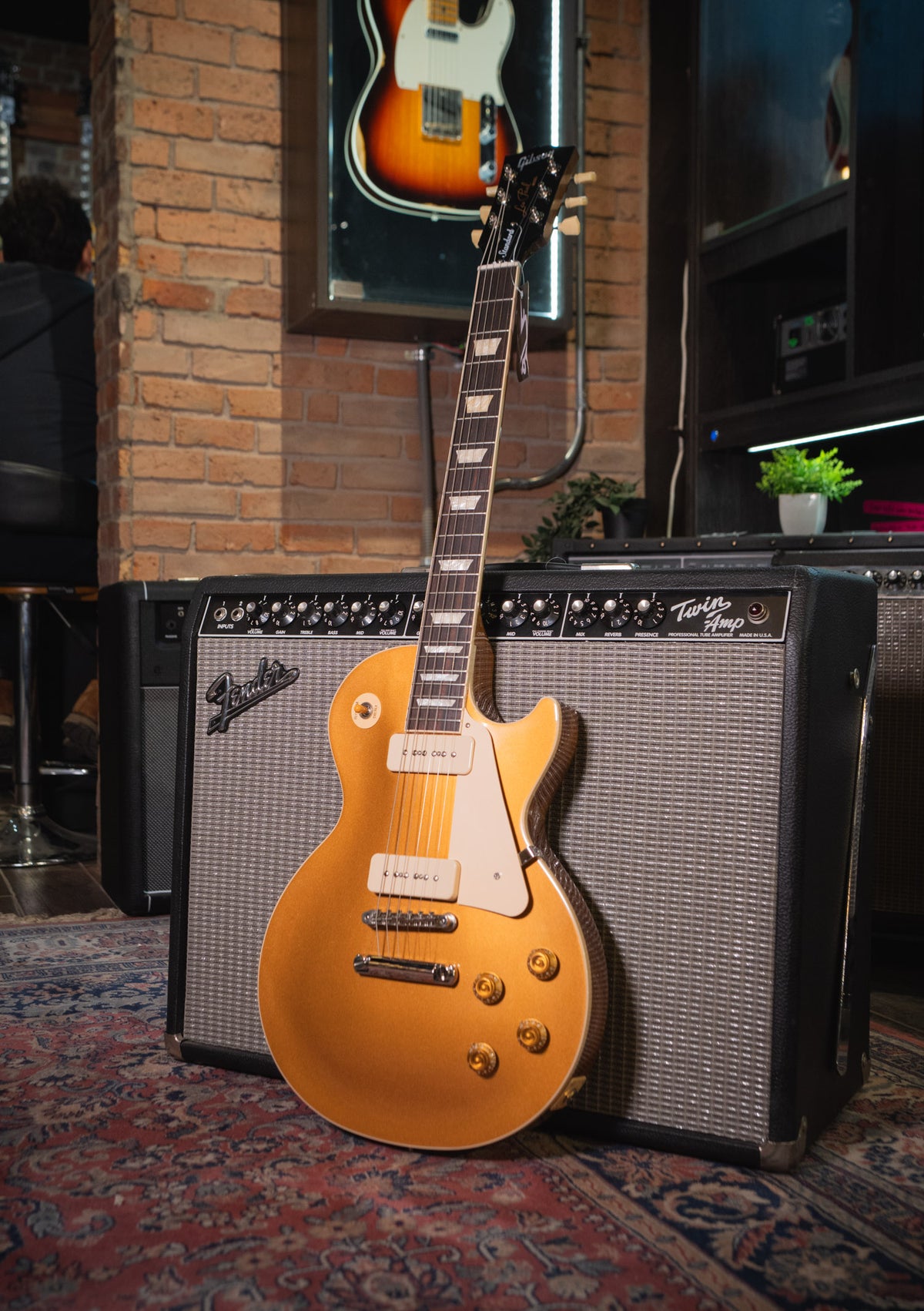 Gibson Les Paul Standard 50s Goldtop P90 usada año 2019 - Guitarra eléctrica