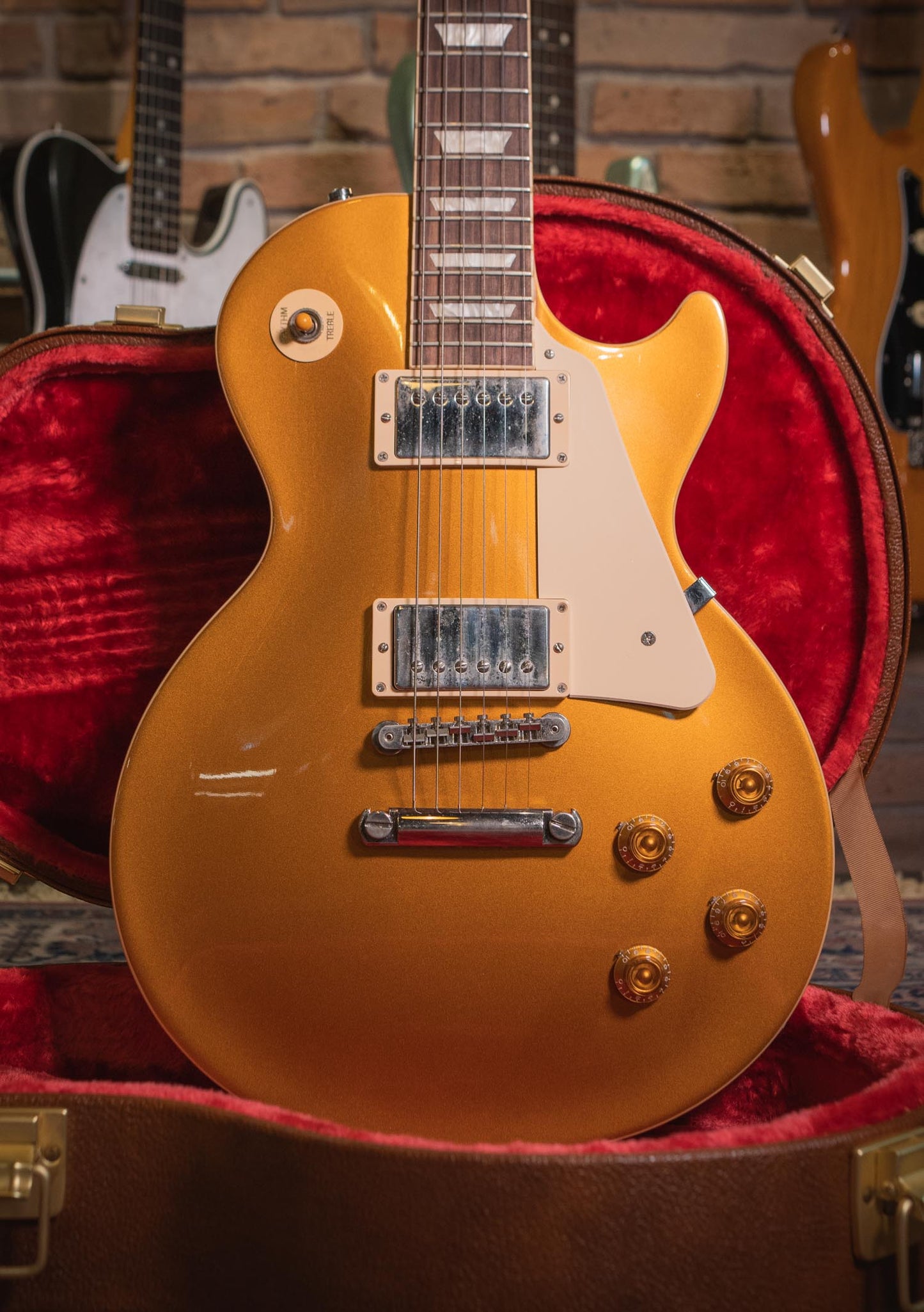 Gibson Les Paul Standard 50s Goldtop usada año 2021 (incluye hardcase) - Guitarra eléctrica