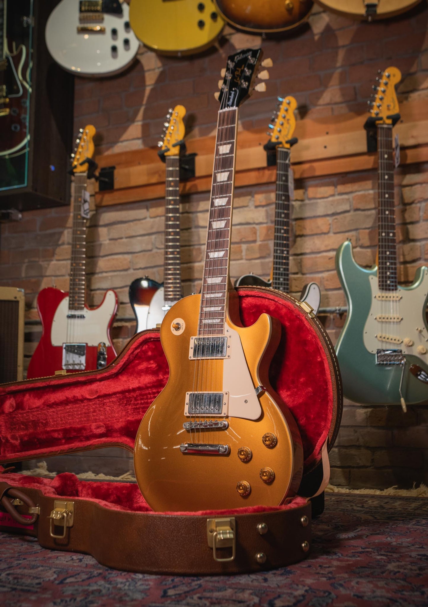 Gibson Les Paul Standard 50s Goldtop usada año 2021 (incluye hardcase) - Guitarra eléctrica