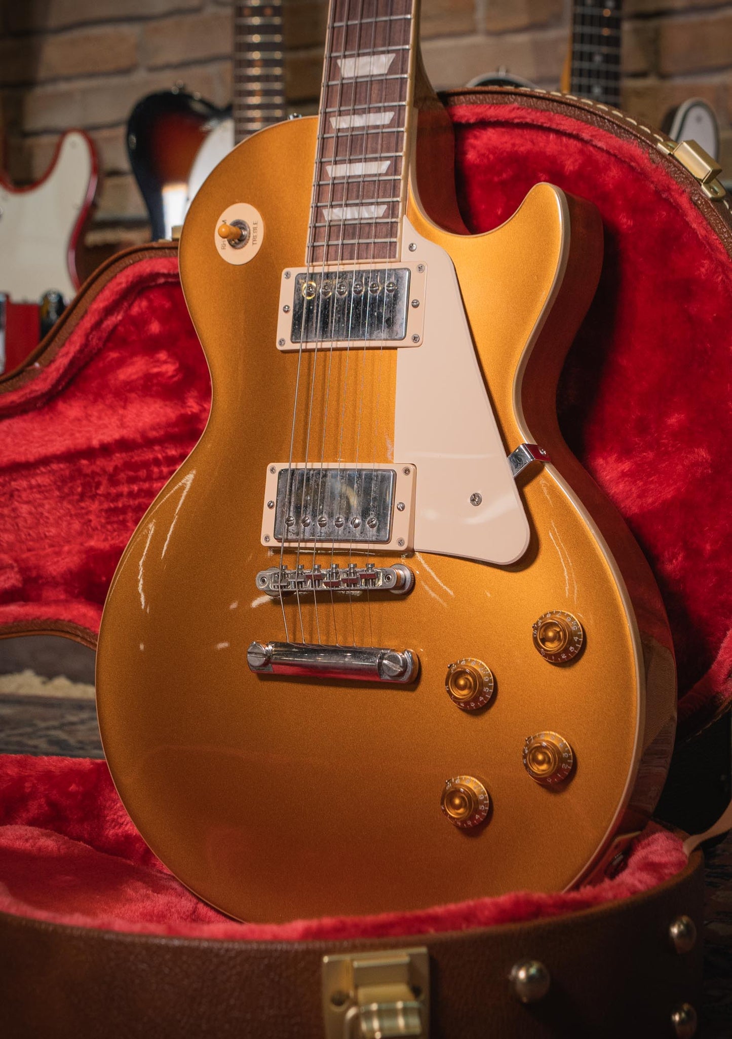 Gibson Les Paul Standard 50s Goldtop usada año 2021 (incluye hardcase) - Guitarra eléctrica