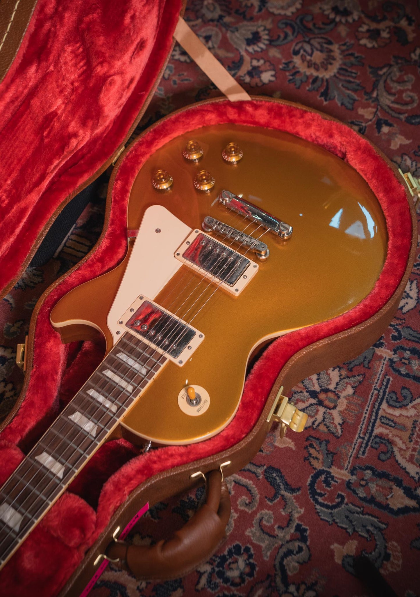 Gibson Les Paul Standard 50s Goldtop usada año 2021 (incluye hardcase) - Guitarra eléctrica