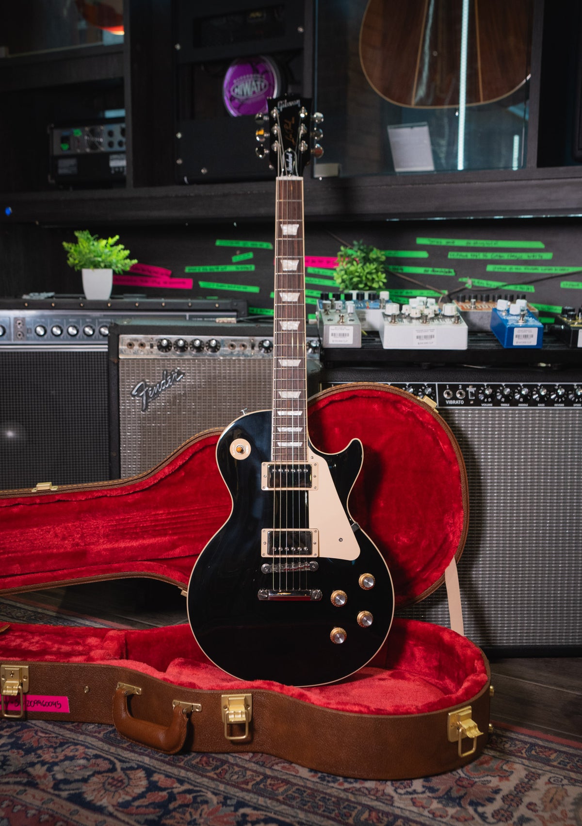 Gibson Les Paul Standard '60s Plain Top Ebony - Guitarra eléctrica