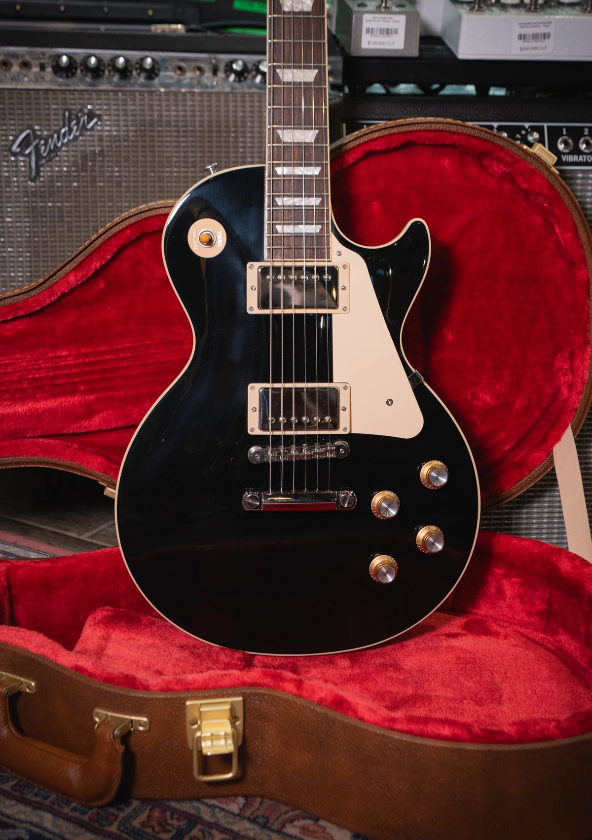 Gibson Les Paul Standard '60s Plain Top Ebony - Guitarra eléctrica