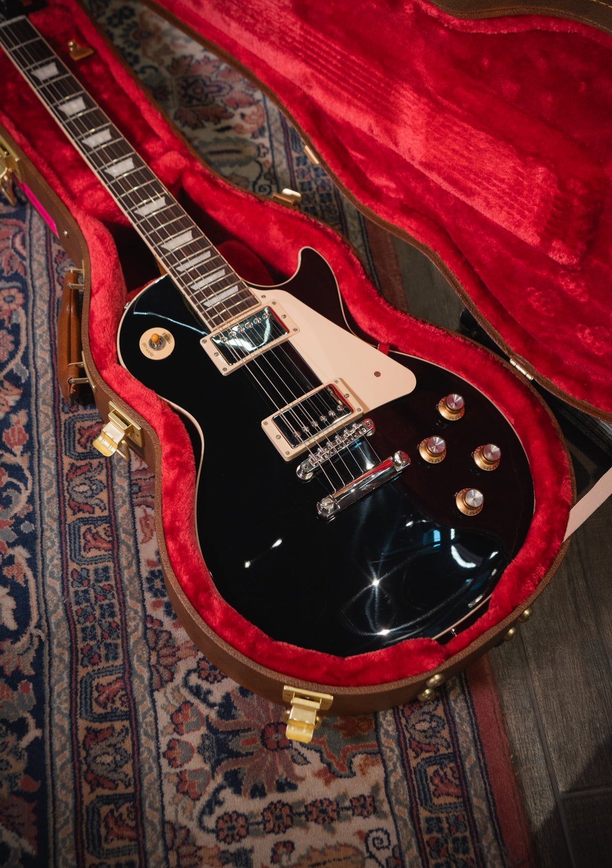Gibson Les Paul Standard '60s Plain Top Ebony - Guitarra eléctrica
