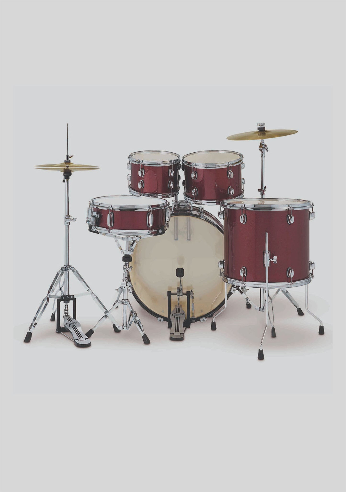 Gretsch Renegade color Ruby Sparkle - Set batería completo