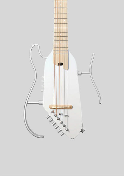 Donner HUSH-I Pro color blanco - Guitarra electroacústica