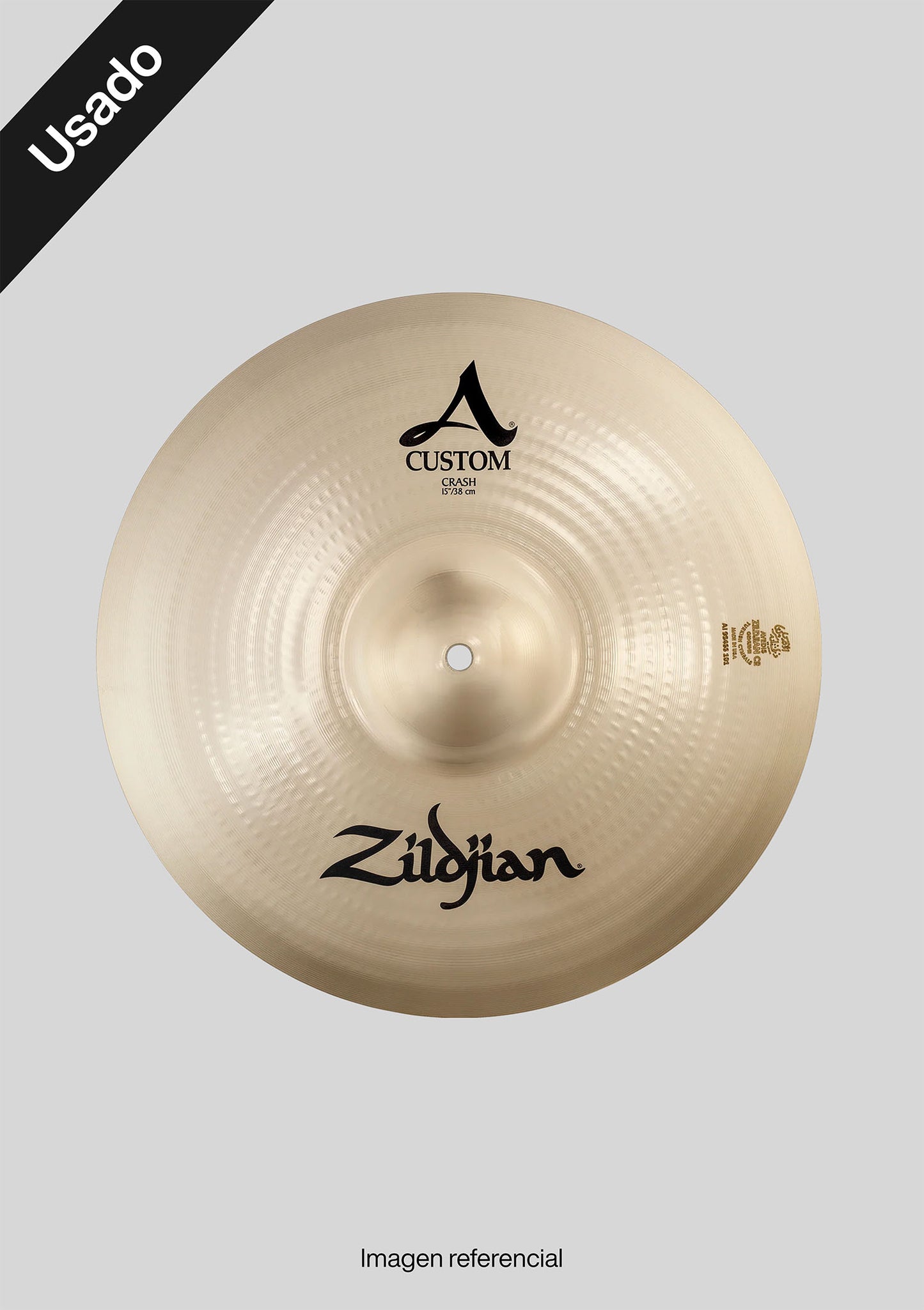 Platillo Zildjian A Custom Crash 15' usado