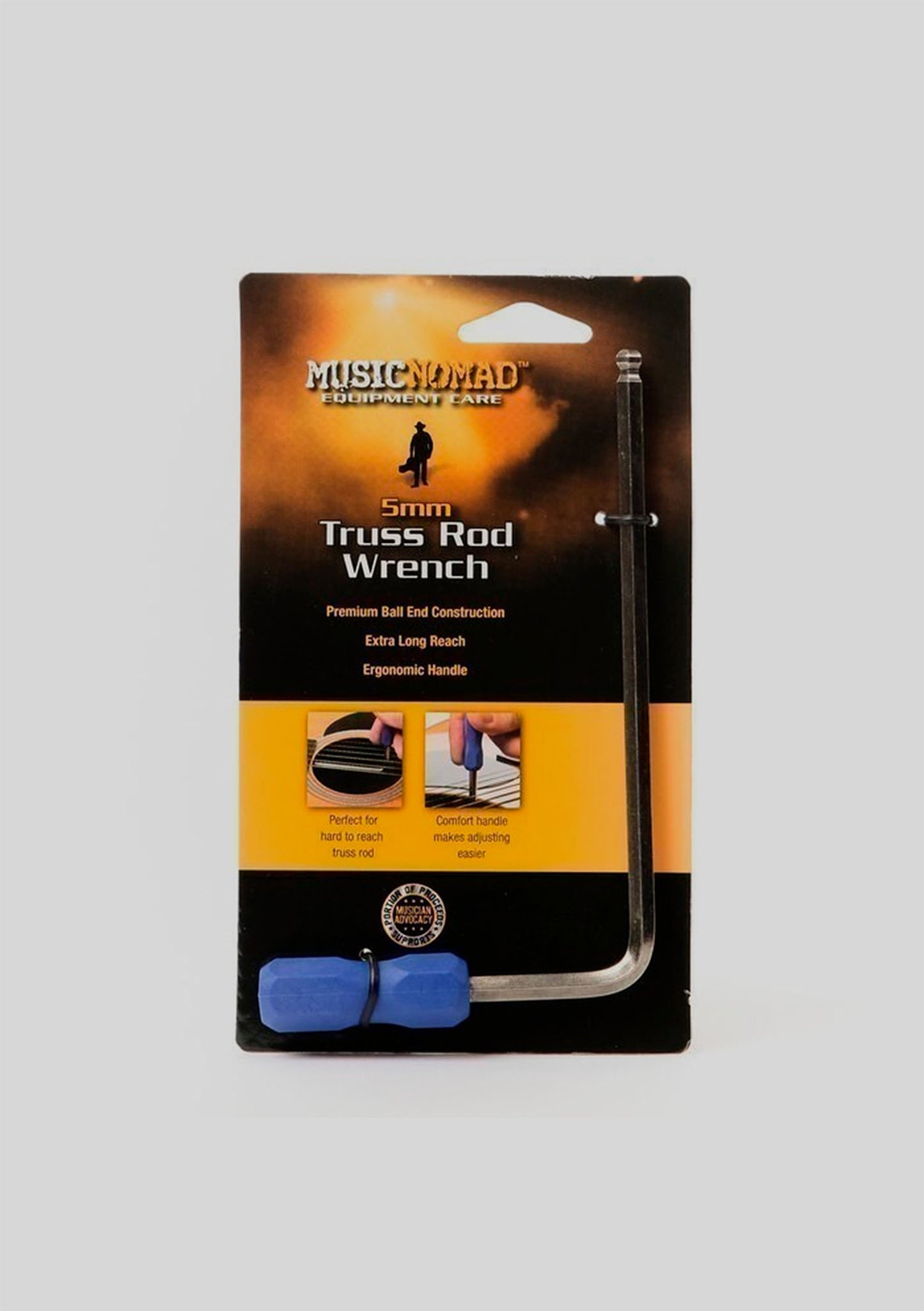 Llave Truss Rod 5mm MusicNomad Premium Truss Rod Wrench MN236