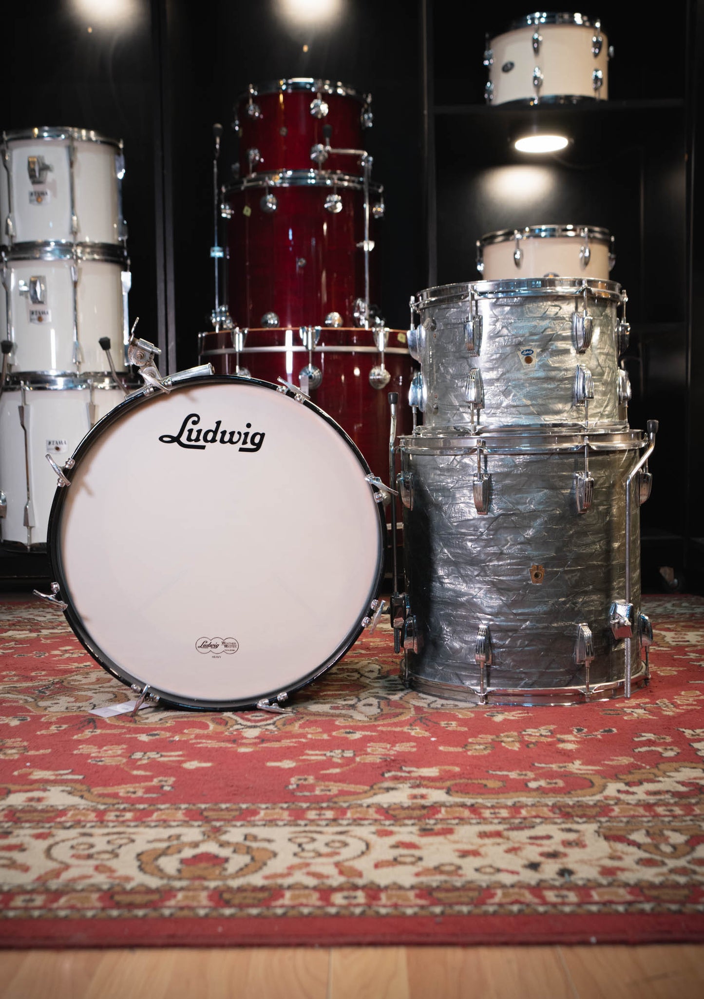Ludwig 13 x 16 x 20 Vintage usada años 60s - Batería acústica